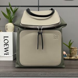 LOEWE's new high-quality Goya Backpack - a double-shoulder schoolbag