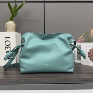 LOEWE's new high-quality leather Flamenco pouch handbag