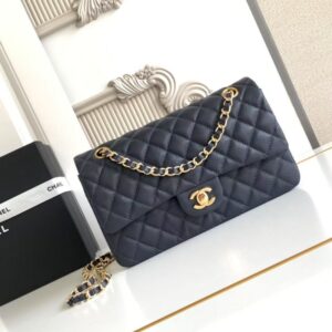 Chane1 Classic Flap Bag - Caviar Large Pattern - Classic Style, Elegant, Simple, Exquisite