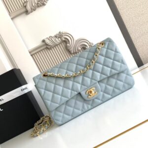 Chanel Chane1 Classic Flap Bag - Salmon Pink Large Patterned Bag - Classic, elegant, simple and exquisite